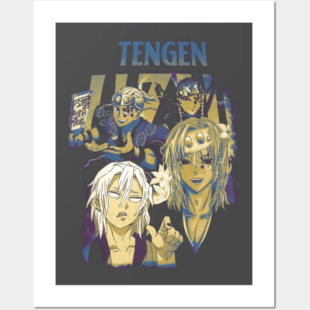 Tengen Uzui Bootleg Wall Art by Joker Keder